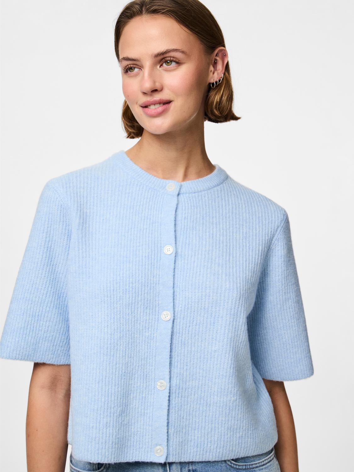 PCSILLY Knit Cardigan - Cashmere Blue - VERO MODA & VILA Bergvik